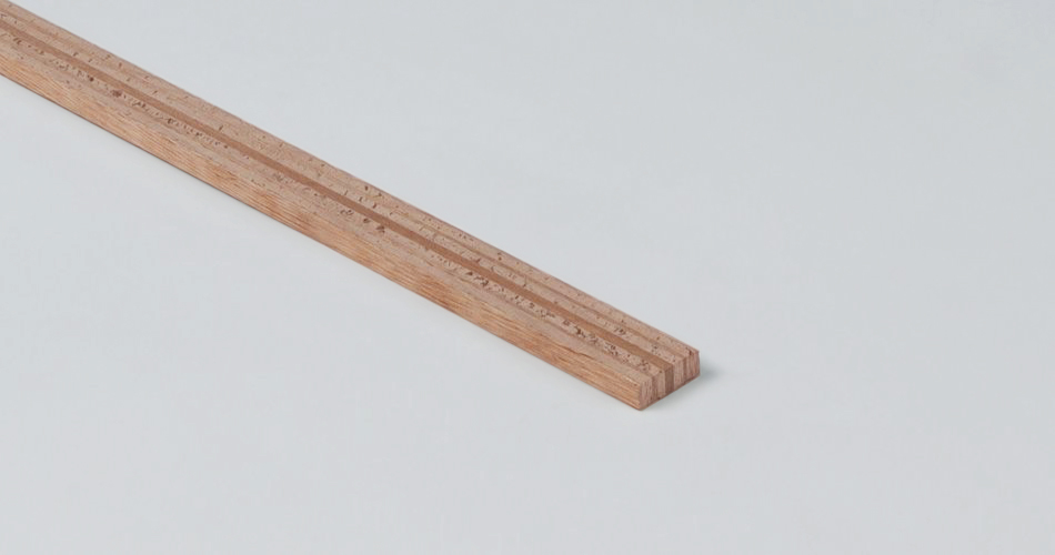 Plexwood® Lumber trim edging options for furniture, walls and floors, and trim edging